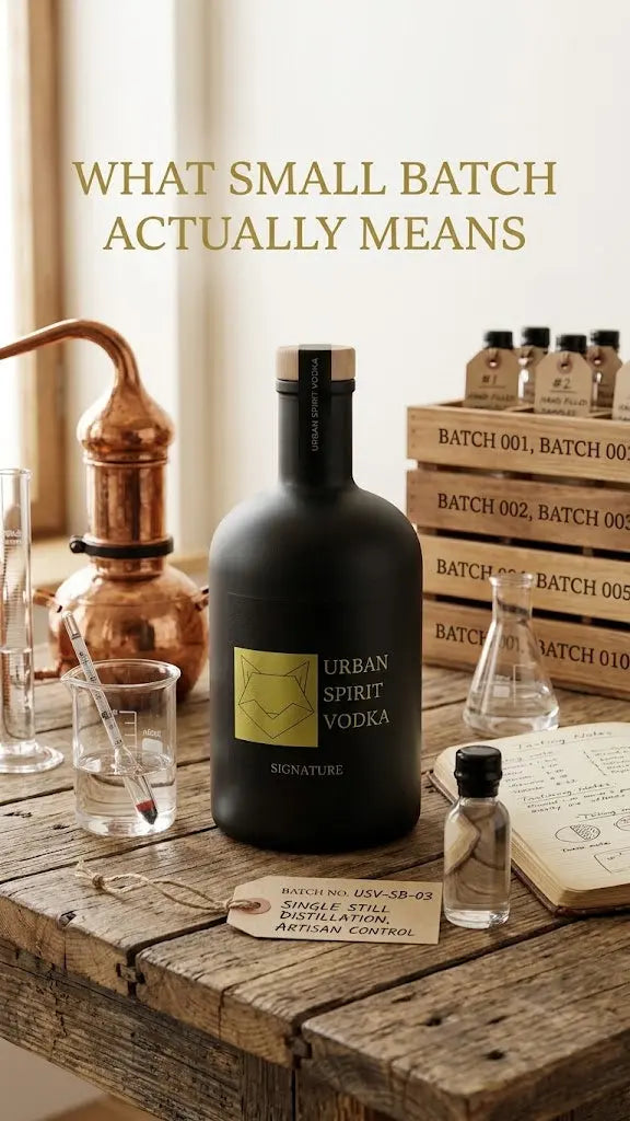 Urban Spirit small batch vodka handcrafted in Greater Manchester